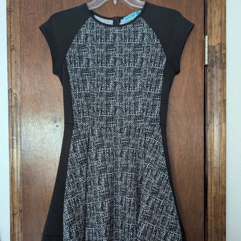 Two-Toned A-Line Business Casual Dress